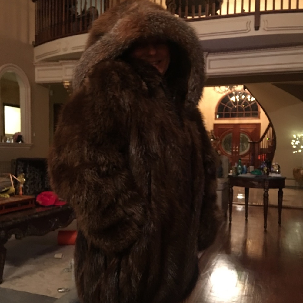 Custom made beaver coat *authentic fur*